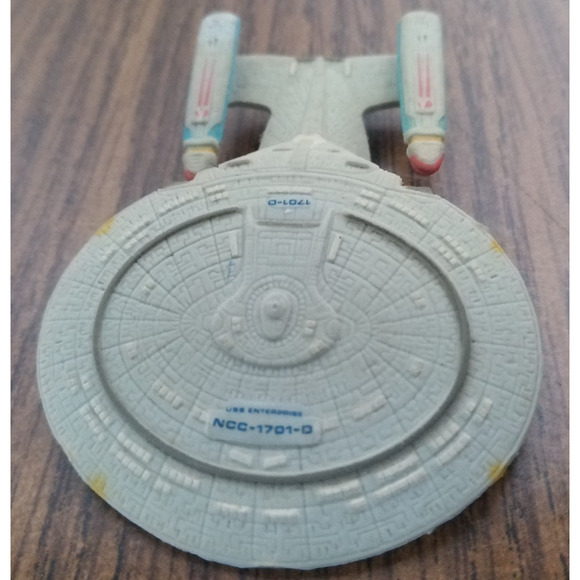 Lot Of 7 Galoob 1990's Star Trek Micro Machines No Stands - Picture 8 of 9